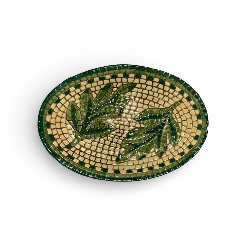 Retired Design Pier 1 Mosaic Style Small Ceramic Plate
